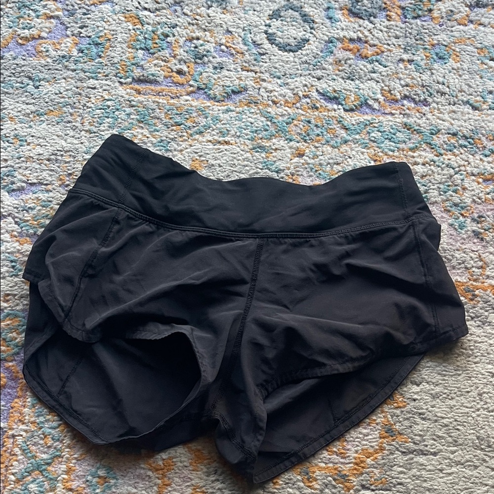 Lululemon speed shorts size 2 good use condition short inseam